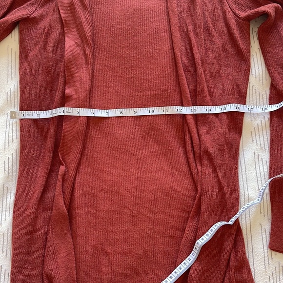 Burnt Orange cardigan, soft and thoughtfully stitched - Picture 8 of 9